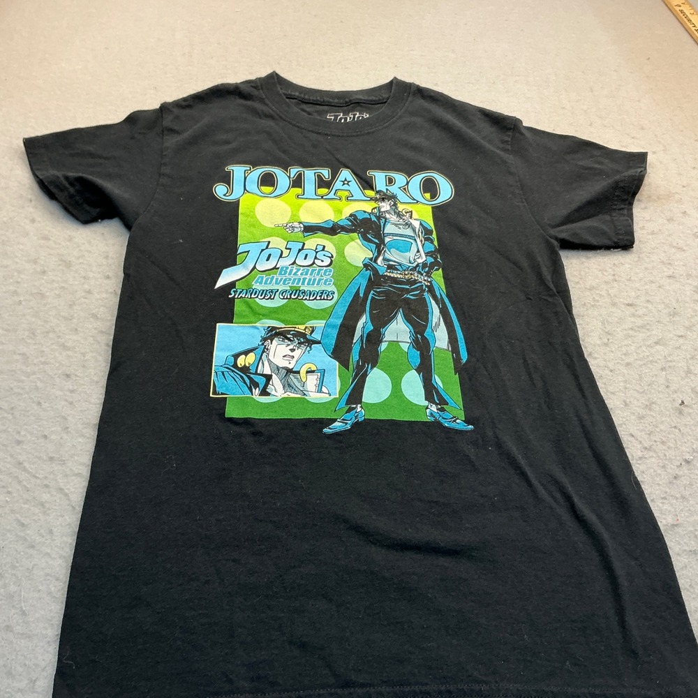 Ripple Junction JoJo's Bizarre Adventure Jotaro Graphic T-Shirt Small Black
